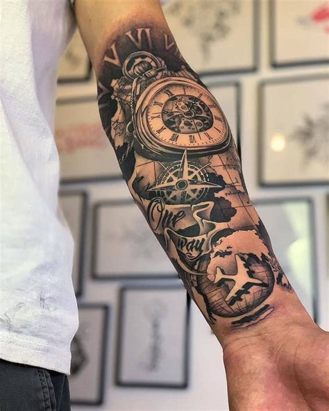 Best Half Sleeves Arm Tattoos for Men. . Arm half sleeve tattoos for guys